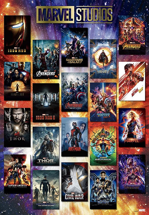 Tenyo 1000pc Marvel Movie Poster Coll Jigsaw Puzzle (51x73.5cm)