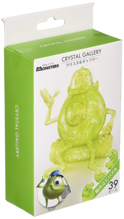 Hanayama Crystal Gallery 3D Puzzle  Monsters, Inc. Mike Wazowski 39 Pieces Japanese 3D Puzzle Figure