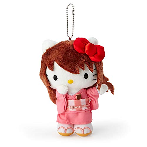 Rurouni Kenshin X Hello Kitty Mascot Holder (Kaoru Kamiya) Japan Figure 4550337828748