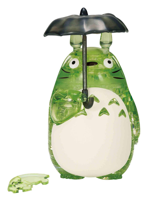 Beverly Crystal Puzzle Totoro Green 42 Pieces Japanese 3D Puzzle Figure