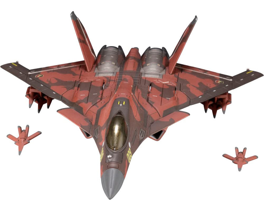 Ace Combat Series Cfa-44 Overall Length About 166Mm 1/144 Scale Plastic Model Molding Color Kp612