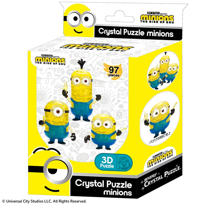 Beverly Crystal Puzzle Minions 97 Pieces Japanese 3D Puzzle Figure