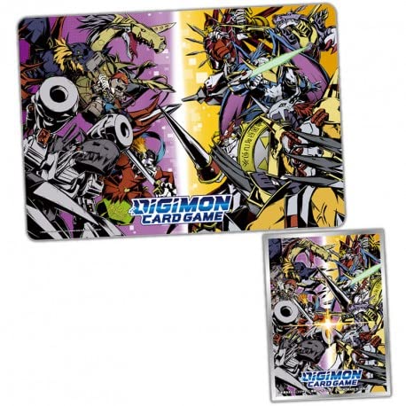 Digimon Card Game Tamer Goods Set Pb-02 Japan Playmat & 60 Sleeves Set