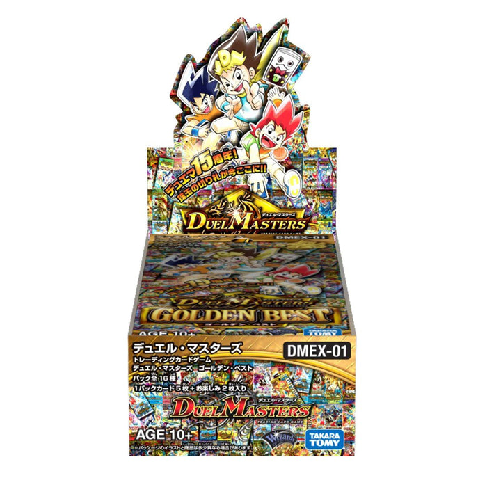 Takara Tomy Duel Masters Tcg Dmex-01 Golden Best Box Collectible Card Boxes Board Games