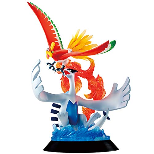 Gemex Series Pokemon Ho-Oh Lugia About 23Cm Pvc Painted Finished Figure