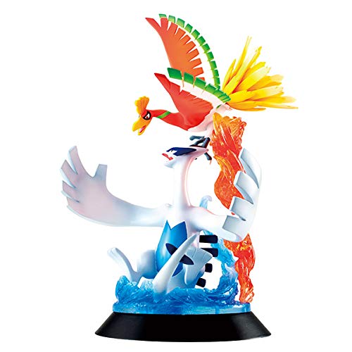 Gemex Series Pokemon Ho-Oh Lugia About 23Cm Pvc Painted Finished Figure