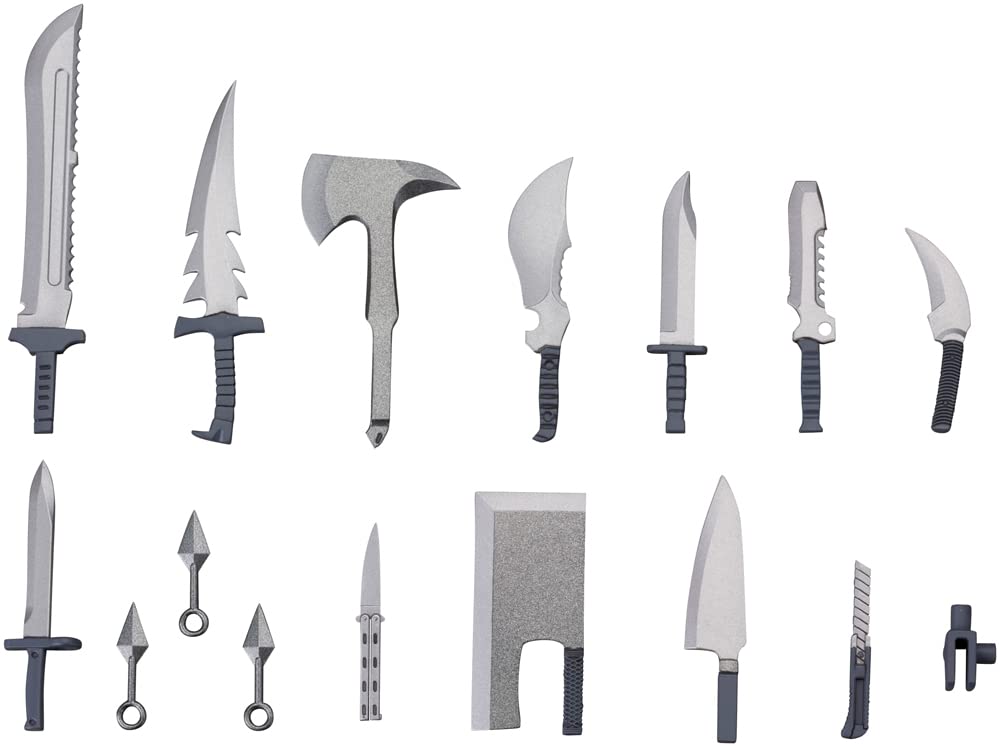 Kotobukiya Weapon Unit 34 Non-Scale Plastic Model Knife Set 66mm Length- Japan Figure Store - #1 Bring To You The Best Japanese Goods