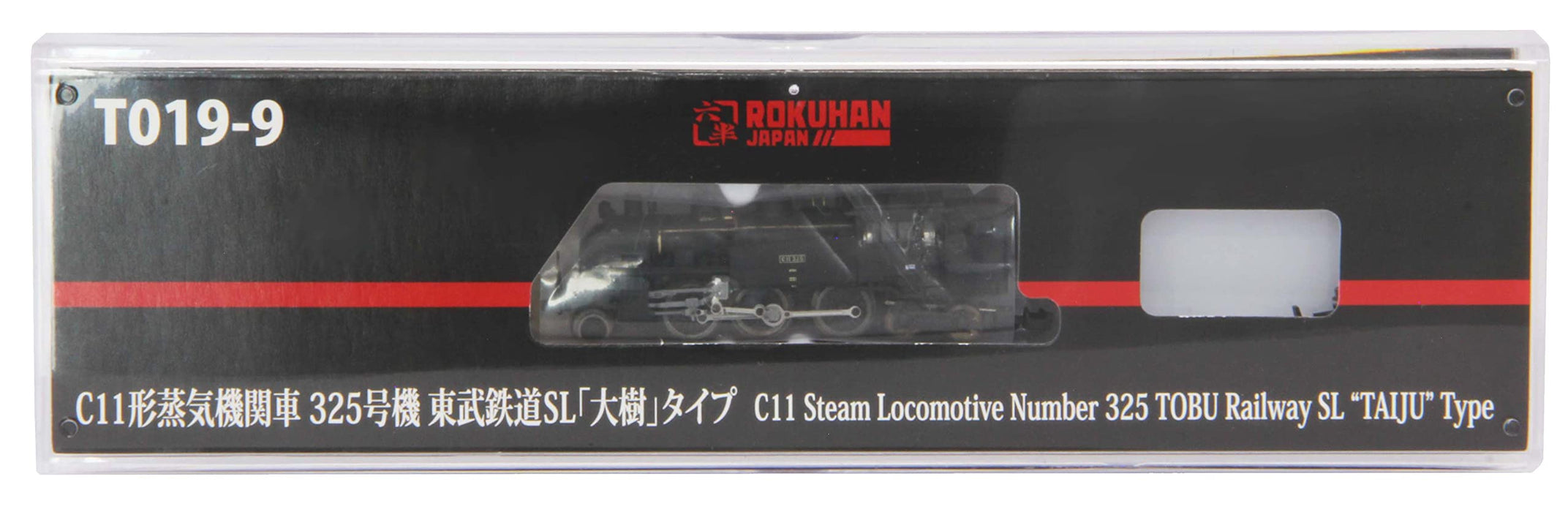 ROKUHAN T019-9 Type C11 Steam Locomotive No.325 Tobu Railway Sl 'Taiki' Type Z Scale