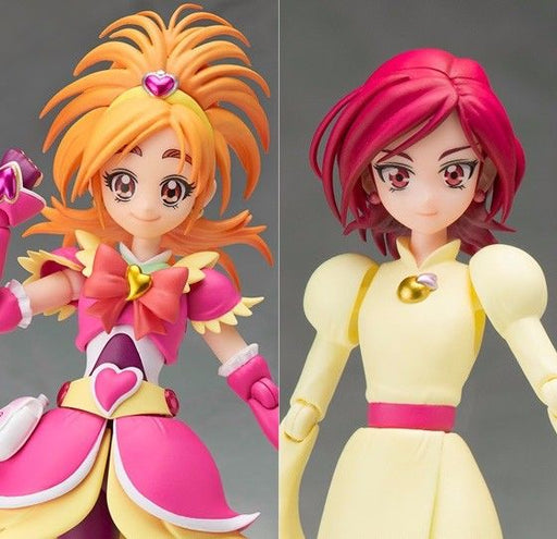 S.h.figuarts Pretty Cure Splash Star Cure Bloom & Michiru Set Figure Bandai - Japan Figure