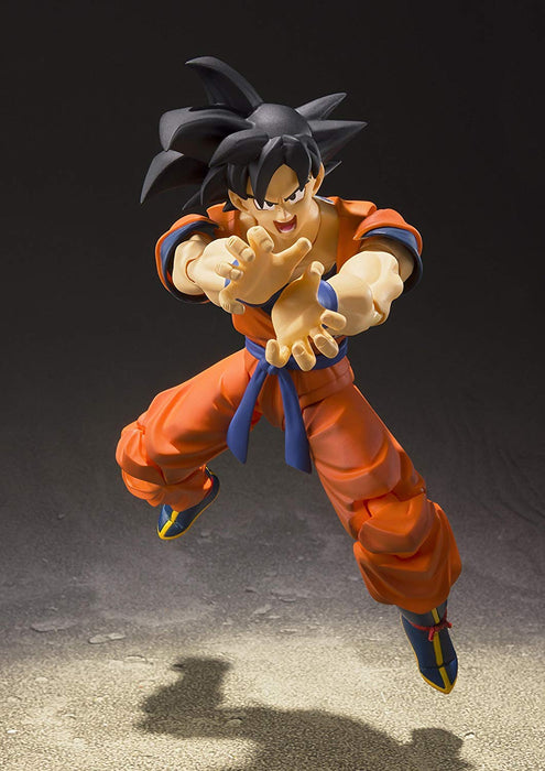 Bandai S.h.Figuarts Son Goku The Saiyan Grew Up On Earth Dragon Ball Complete Figures