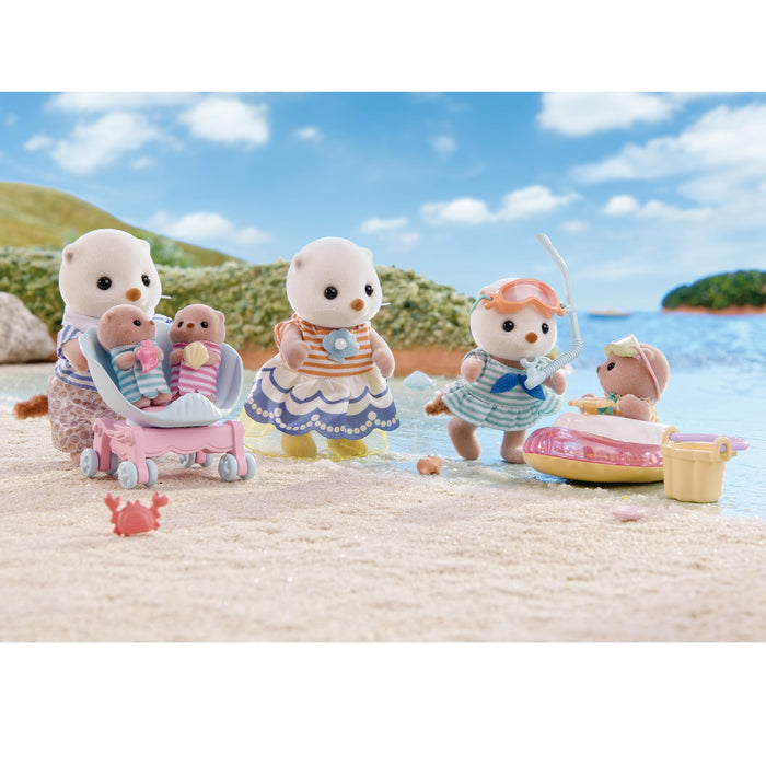 Epoch Sylvanian Families Sea Otter Dollhouse Toy for 3 Years and Older FS-54