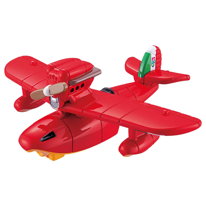 Takara Tomy  Tomica Dream Tomica Ghibli Full 02 Porco Rosso Savoia S.21F  Mini Car Car Airplane Toy 3 Years Old And Up Passed Toy Safety Standards St Mark Certified Tomica Takara Tomy