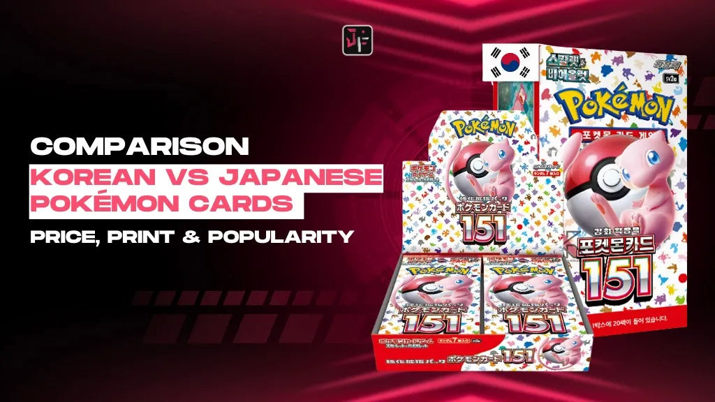 Korean vs Japanese Pokmon cards comparison: Price, print & popularity