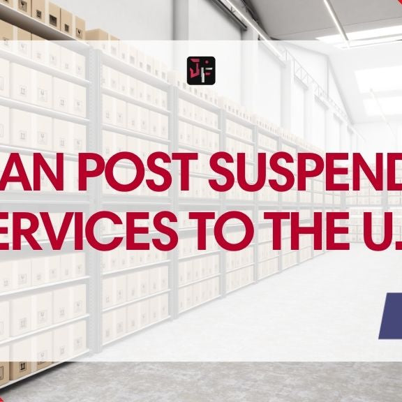 Japan Post suspended services to the US