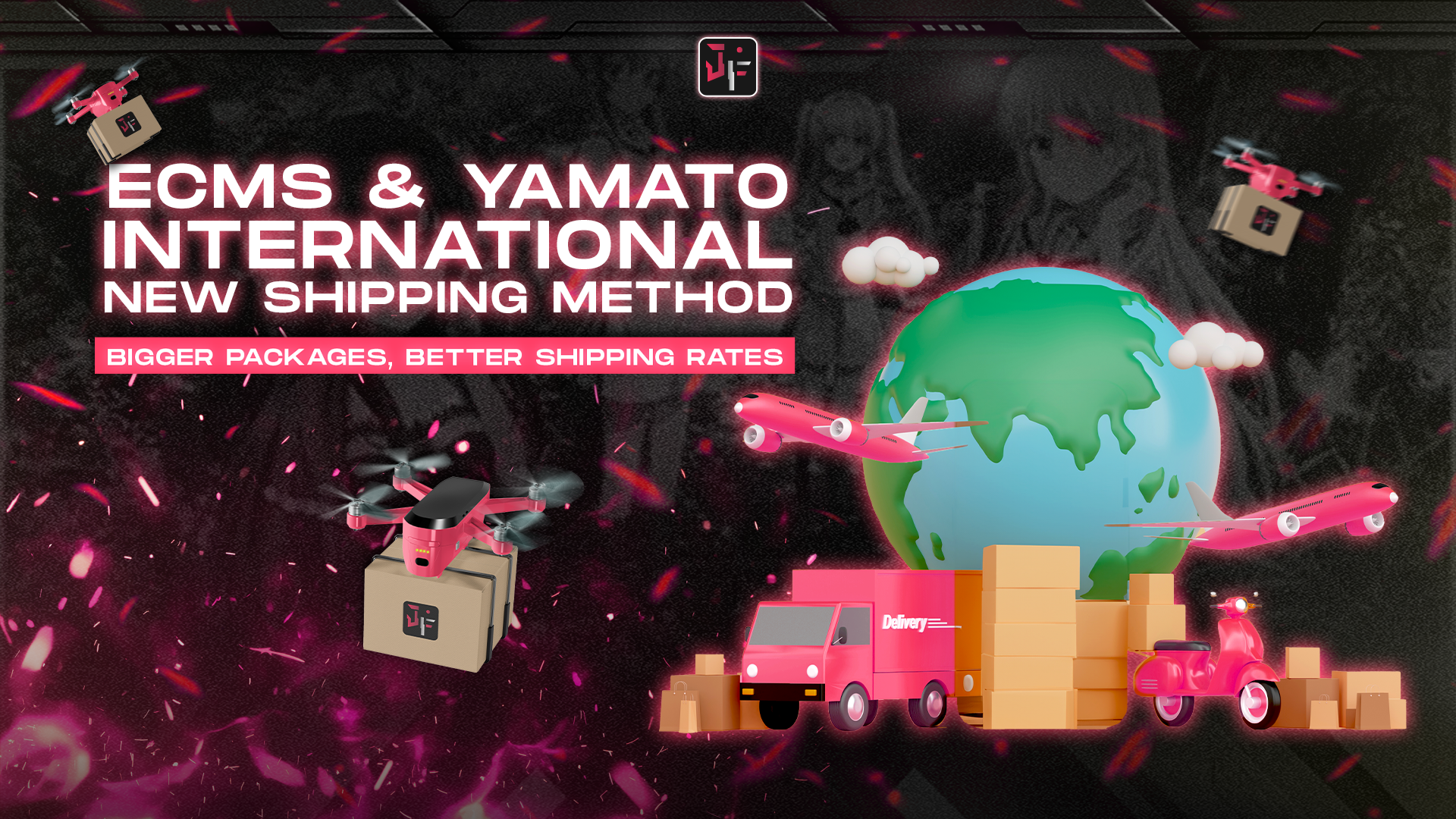 ECMS & Yamato International new shipping method