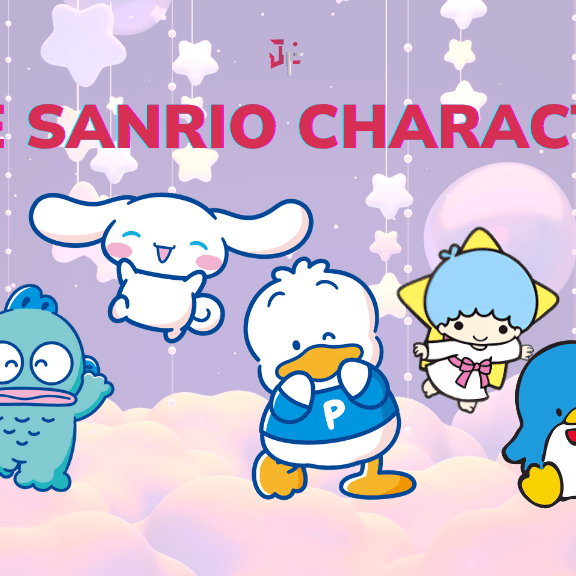 blue sanrio characters