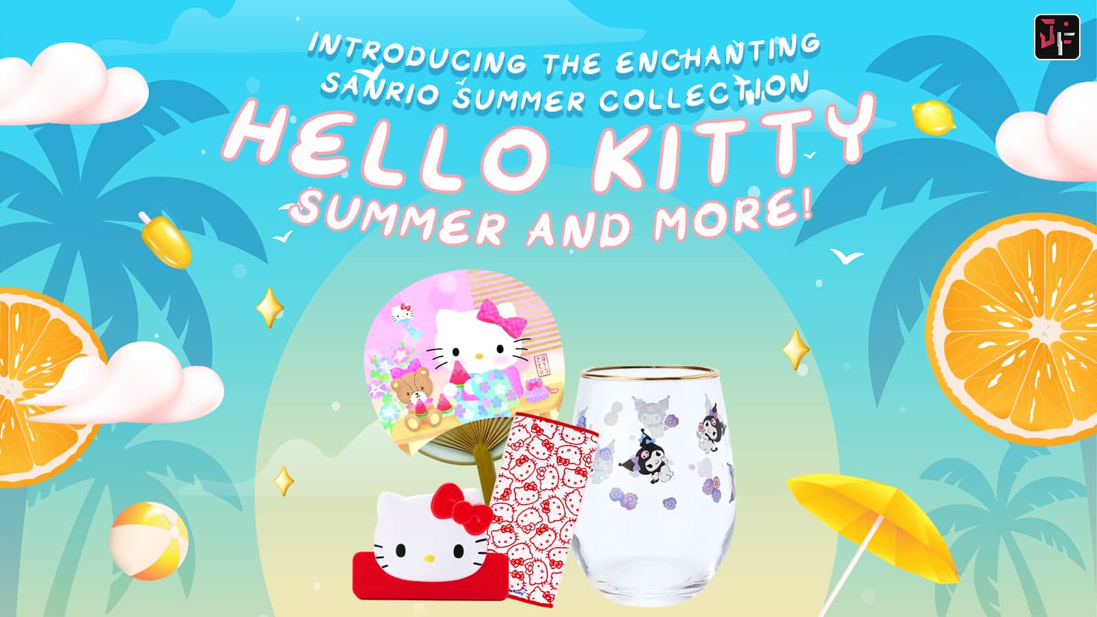 hello kitty summer desktop wallpaper