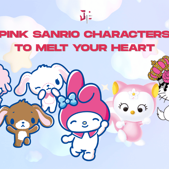 pink sanrio characters