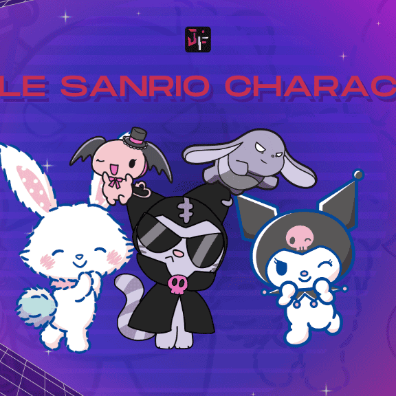 purple sanrio character