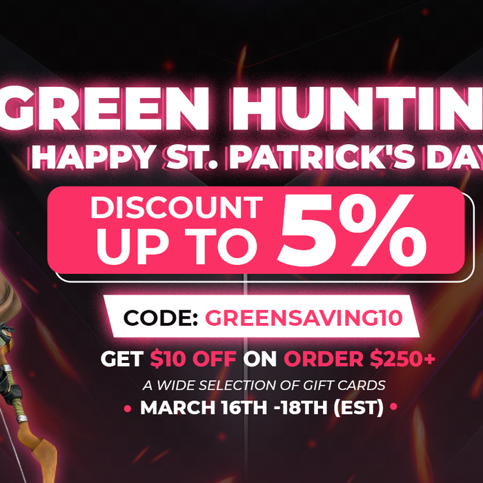 Green Hunting on St. Patrick's Day: Discount up to 17%