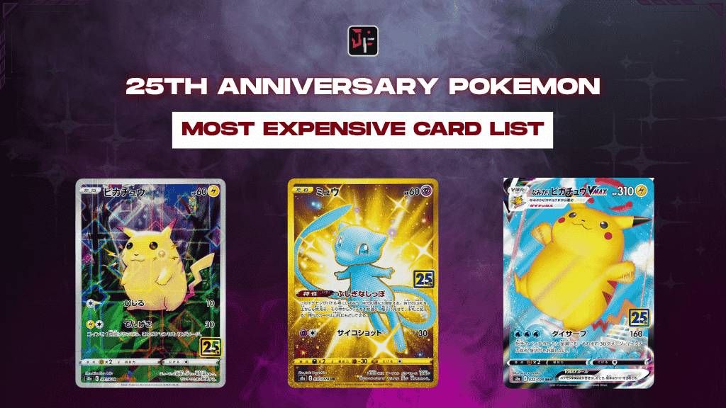 pokemon s8a card list 10+ most expensive Japanese 25th Anniversary Pokemon cards list