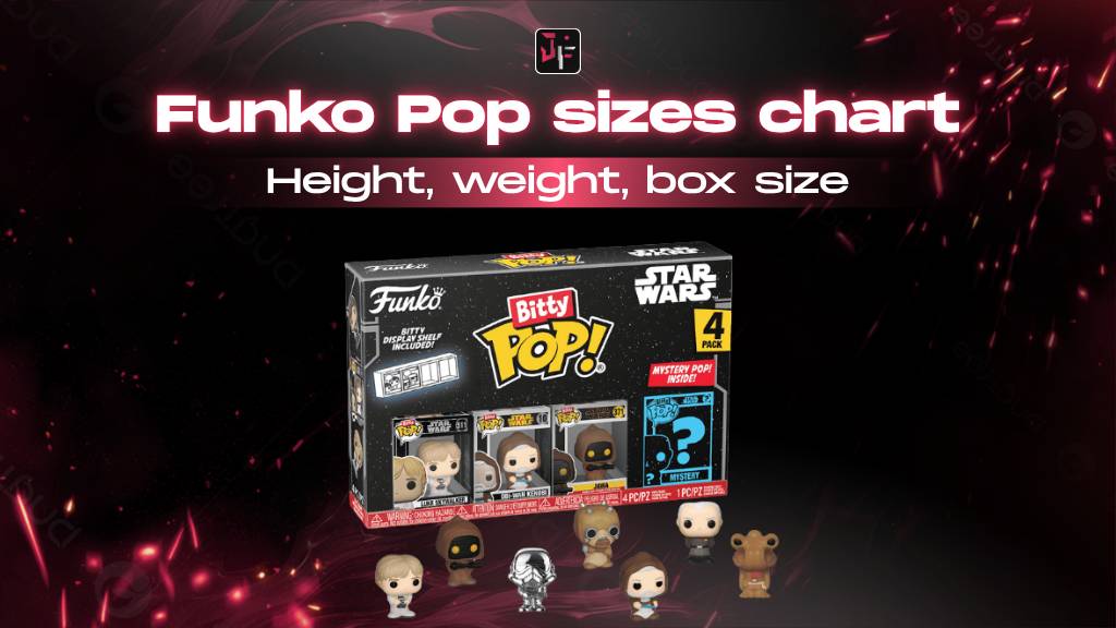 Funko Pop sizes