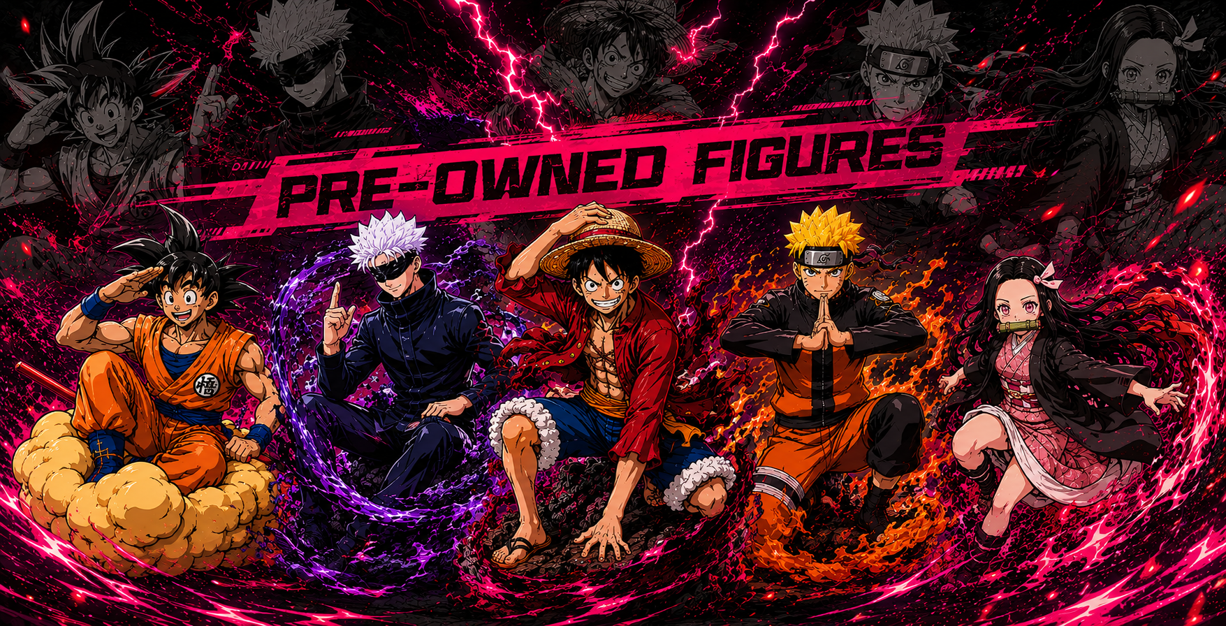 pre-owned anime figures