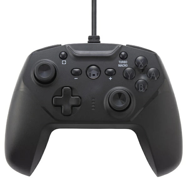 Cyber Gadget Wired Gyro Controller Rapid Fire/Rear Button for Switch Black