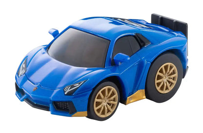 Tomytec Choro Qzero Z-74B Lamborghini Aventador Miura Homage Blue 314073- Japan Figure Store - #1 Bring To You The Best Japanese Goods