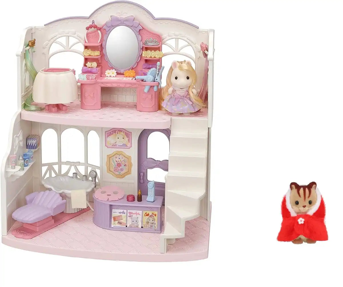 Epoch Sylvanian Families Hair Salon: Stylish Styling & Baby Walnut Squirrel- Japan Figure Store - #1 Bring To You The Best Japanese Goods