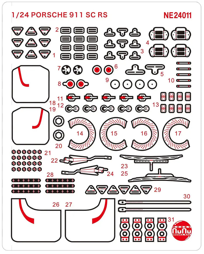 PLATZ Detail Up Parts Racing Series 1/24 Porsche 911 Sc/Rs 1984 Oman Rally Winner- Japan Figure Store - #1 Bring To You The Best Japanese Goods