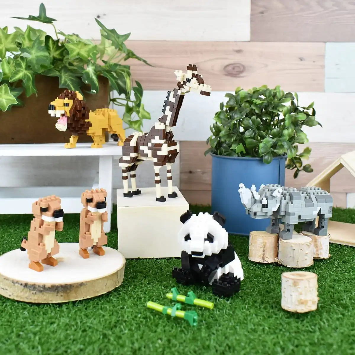 KAWADA Nbc-308 Nanoblock Rhinoceros- Japan Figure Store - #1 Bring To You The Best Japanese Goods