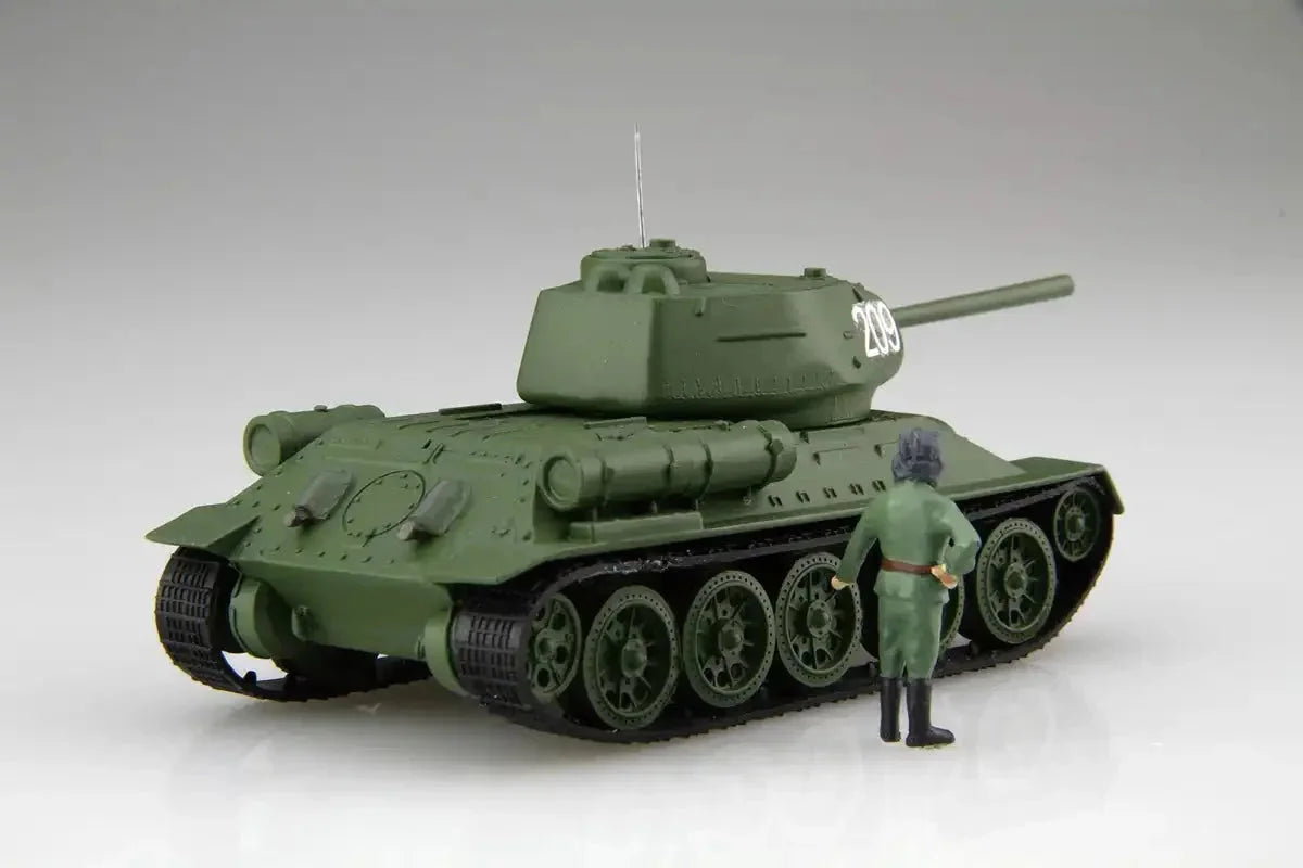 FUJIMI Swa-34 Soviet Medium Tank T-34/85 2Pcs 1/76 Scale Kit- Japan Figure Store - #1 Bring To You The Best Japanese Goods