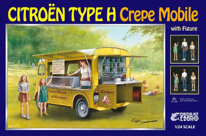 EBBRO 25013 Citroen Type H Crepe Mobile With Figure 1/24 Scale Plastic Model Kit- Japan Figure Store - #1 Bring To You The Best Japanese Goods
