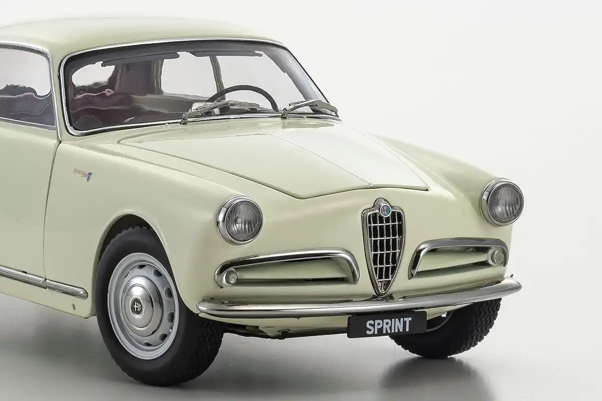 Kyosho 1/18 Alfa Romeo Giulietta Sprint White Ks08957W- Japan Figure Store - #1 Bring To You The Best Japanese Goods
