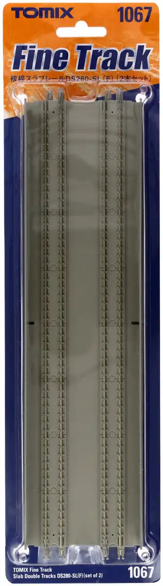 Tomytec Tomix N Gauge Double Track Slab Rail Set of 2 Model 1067 Railw