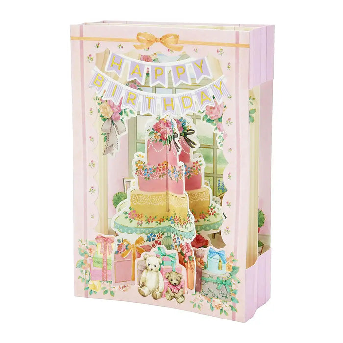 Sanrio Birthday Card Pop Cake Design 6x6 inches - Overseas Shipping Available- Japan Figure Store - #1 Bring To You The Best Japanese Goods