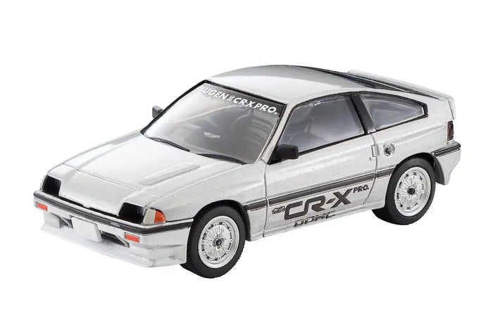 Tomytec Honda Ballard Sport CR-X Mugen 1/64 LV-N303A - Silver Late Model- Japan Figure Store - #1 Bring To You The Best Japanese Goods