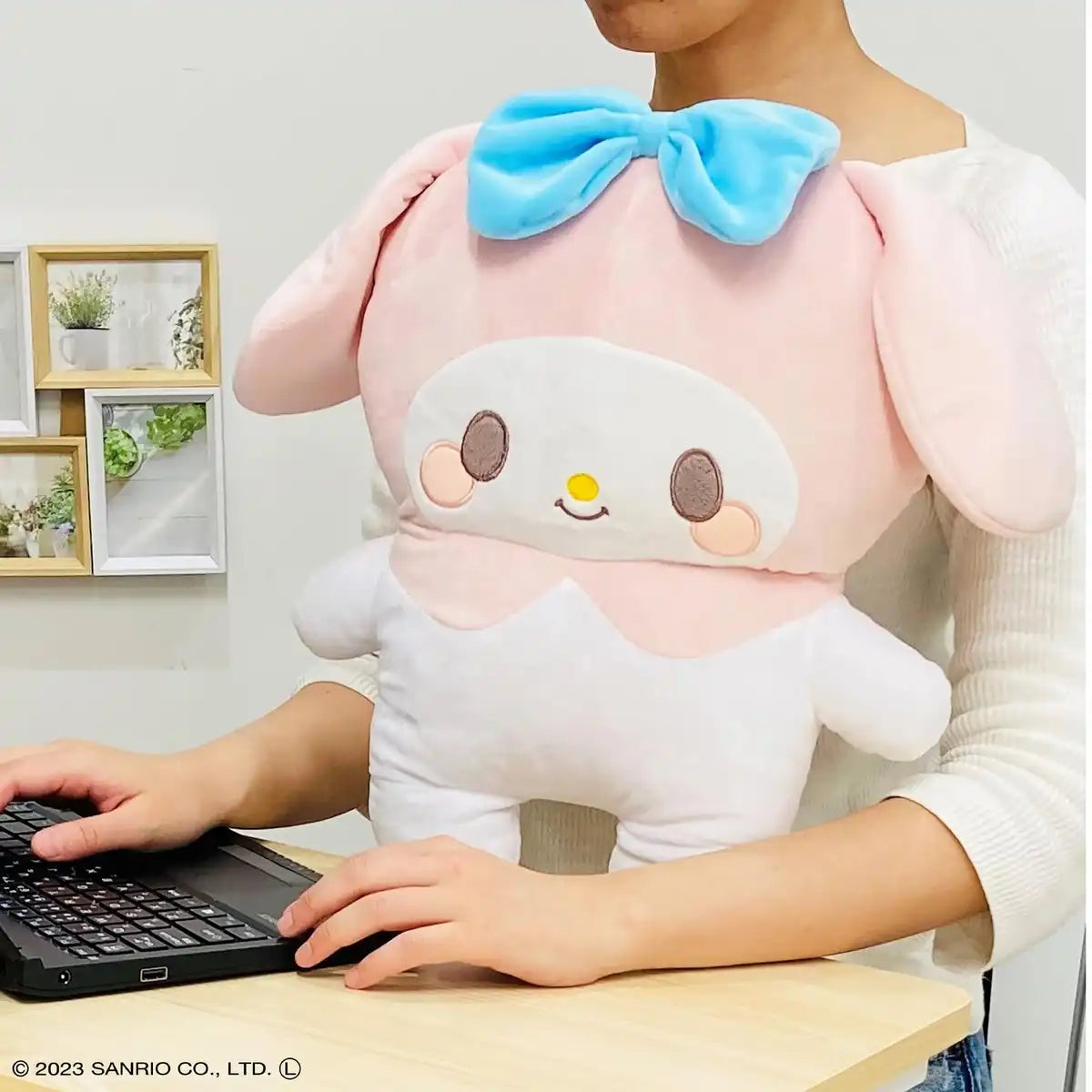 Moripilo My Melody Body Pillow 38x40cm Large Pink Stuffed Animal Cushion- Japan Figure Store - #1 Bring To You The Best Japanese Goods