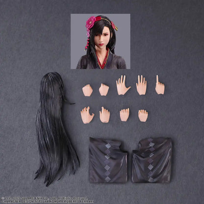 Final Fantasy Vii Remake Play Arts Kai Tifa Lockhart Exotic Dress Ver. Pvc Pre-Painted Action Figure- Japan Figure Store - #1 Bring To You The Best Japanese Goods