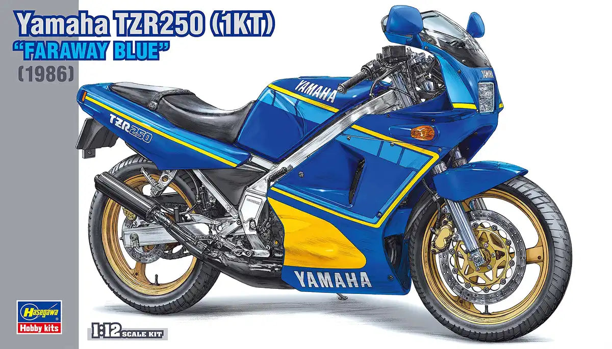 HASEGAWA 1/12 Tzr250 1Kt Faraway Blue Plastic Model- Japan Figure Store - #1 Bring To You The Best Japanese Goods