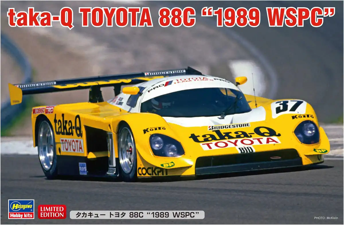 HASEGAWA - 1/24 Taka-Q Toyota 88C '1989 Wspc' Plastic Model Plastic Model- Japan Figure Store - #1 Bring To You The Best Japanese Goods