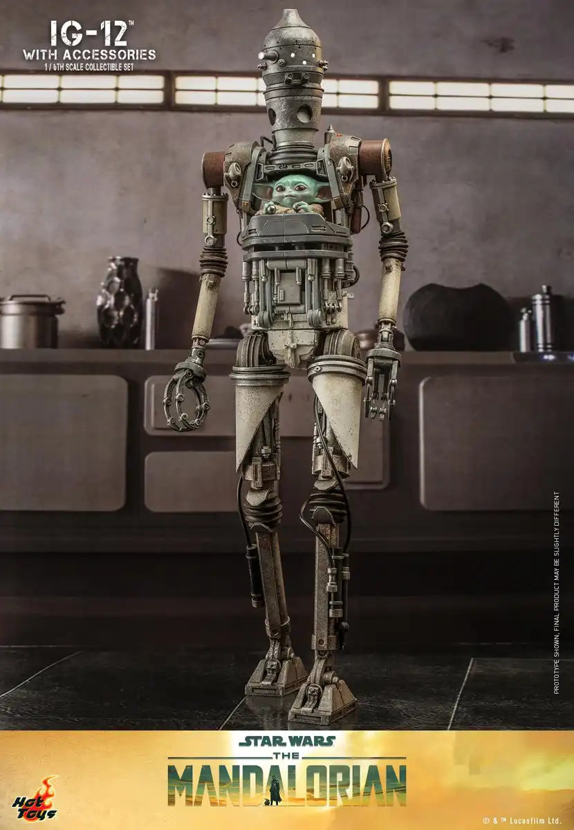 Hot Toys TV Masterpiece The Mandalorian IG-12 1/6 Scale Figure Set