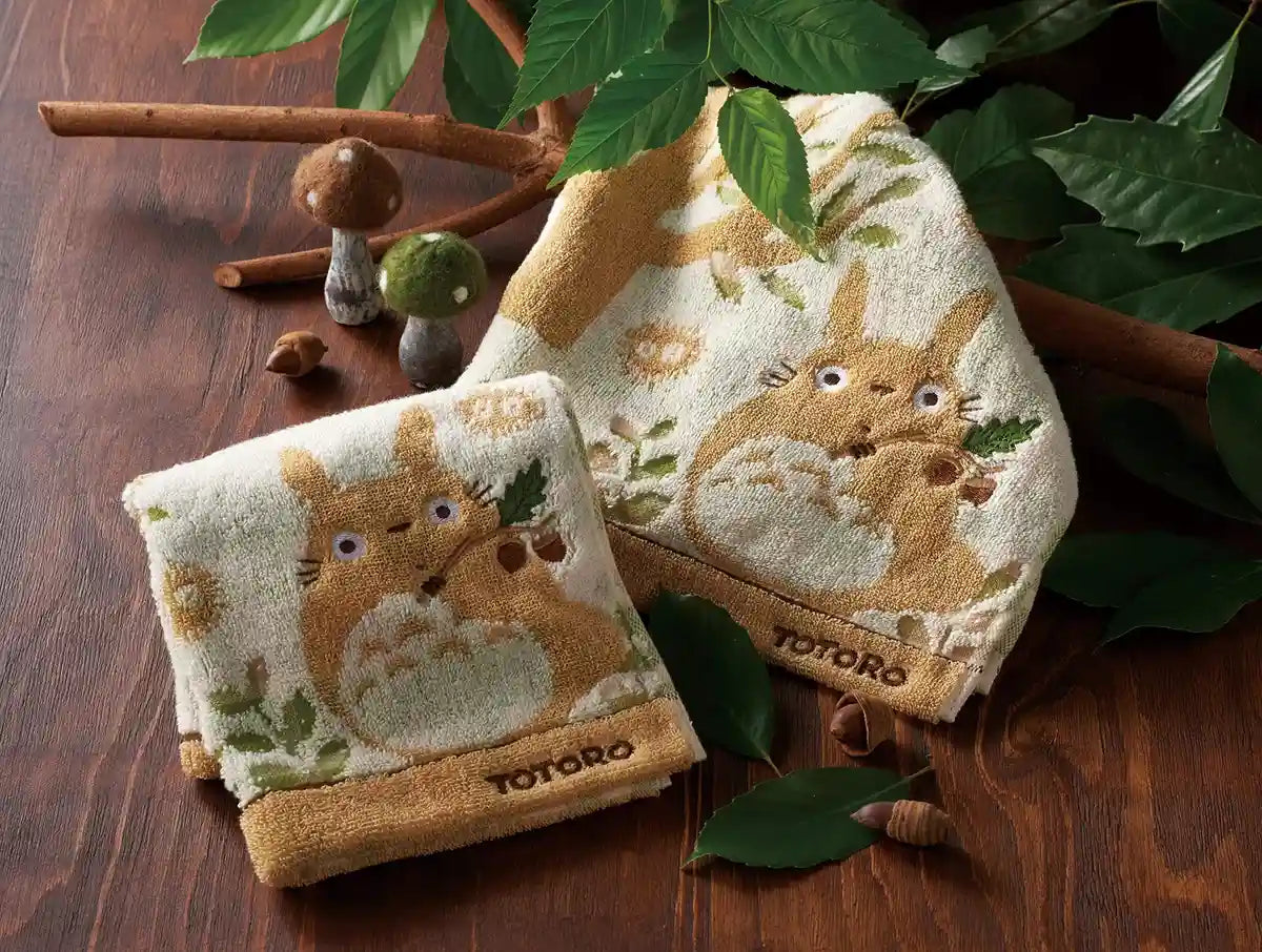 Towel Gift Set Acorn And Totoro Wt1P Ft1P My Neighbor Totoro- Japan Figure Store - #1 Bring To You The Best Japanese Goods