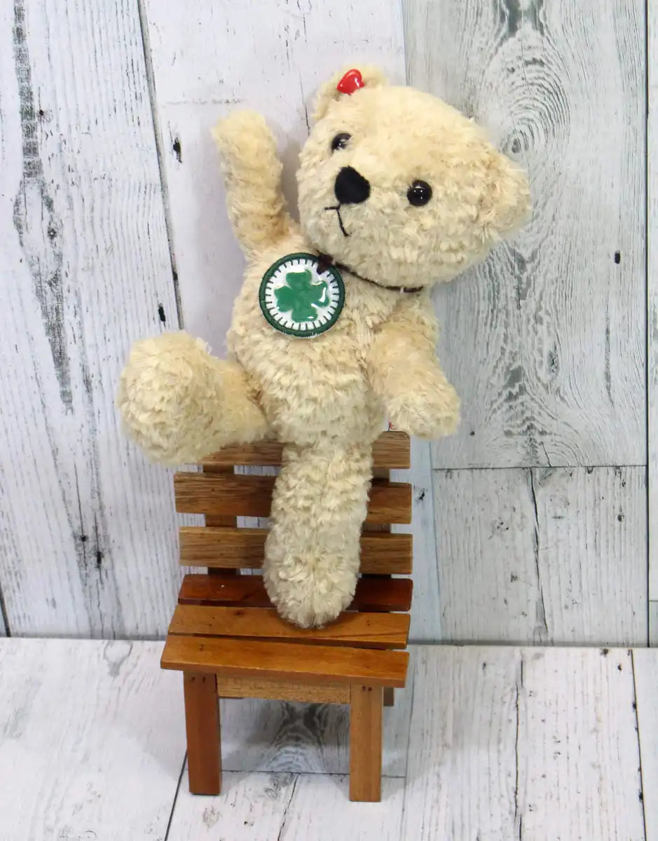 Shinada Beige Posing Bear Stuffed Toy- Japan Figure Store - #1 Bring To You The Best Japanese Goods