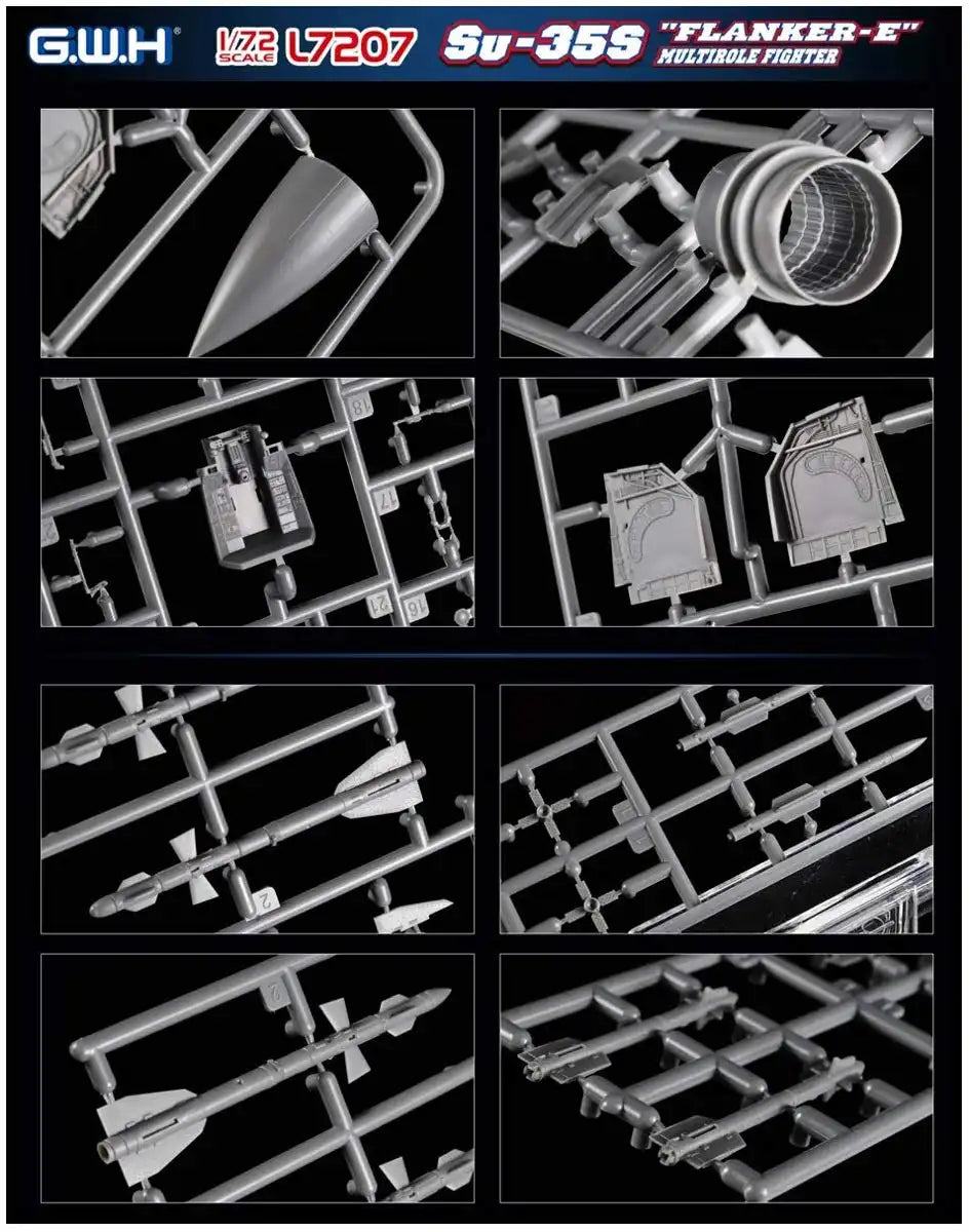 GREAT WALL HOBBY 1/72 Russian Air Force Su-35S Flanker E Plastic Model- Japan Figure Store - #1 Bring To You The Best Japanese Goods