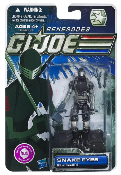 Hasbro Gi Joe Renegades 30th Anniv 3.75 Basic Figure Snake Eyes- Japan Figure Store - #1 Bring To You The Best Japanese Goods