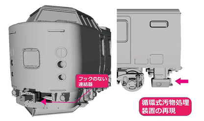 Kato N Gauge 189 Series Asama 5-Car Basic Set 10-1434 Model Railway Train- Japan Figure Store - #1 Bring To You The Best Japanese Goods