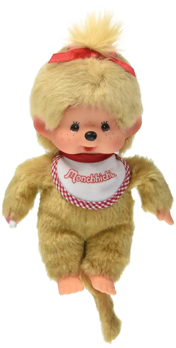 Sekiguchi Monchhichi Beige Girl Plush Toy Premium Standard S Size- Japan Figure Store - #1 Bring To You The Best Japanese Goods