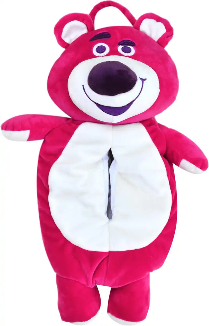 Moripilo Toy Story Lotso Pink 45cm Plush Tissue Case Wall Hanging Car- Japan Figure Store - #1 Bring To You The Best Japanese Goods